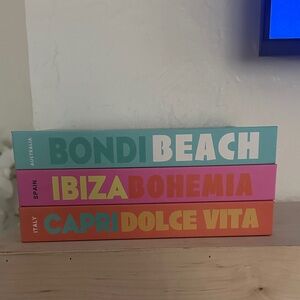 Mini Vibrant Travel Book Trio